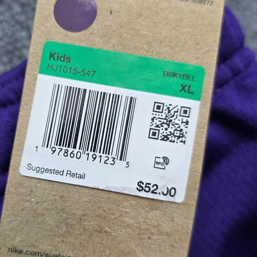 Nike Kobe Bryant Mamba Therma-FIT Basketball SweatPants Purple HJ8113-547 Sz XL